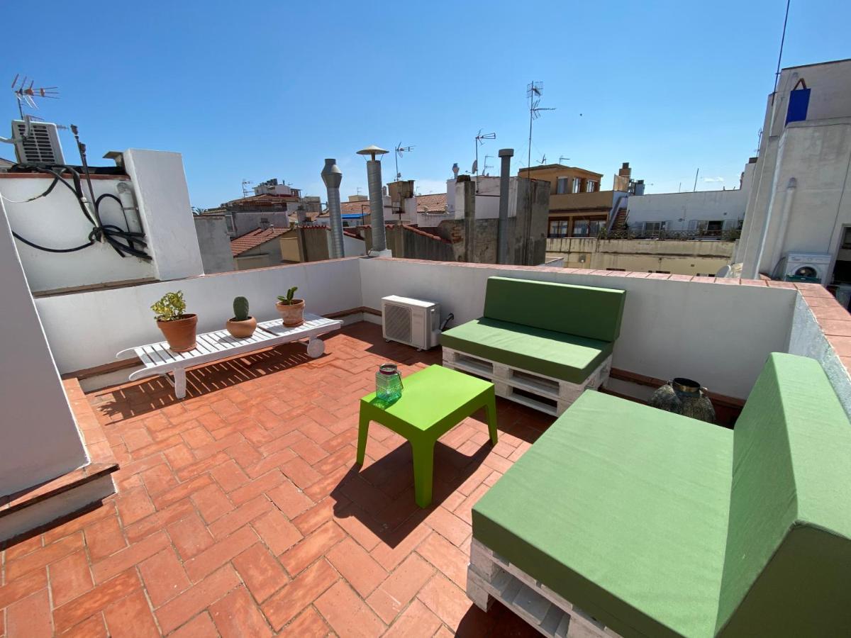 Amazing 2 Bedroom Apartment With Big Sun Terrace Sitges Centre Beach Exteriör bild